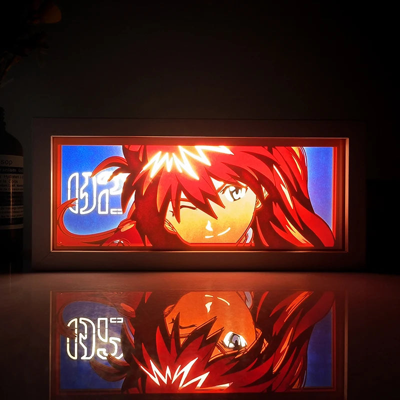 Lampe LED 2D Multi-anime avec télécommande