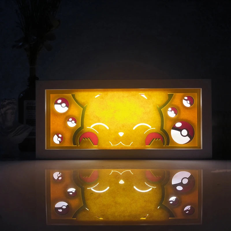 Lampe LED 2D Multi-anime avec télécommande