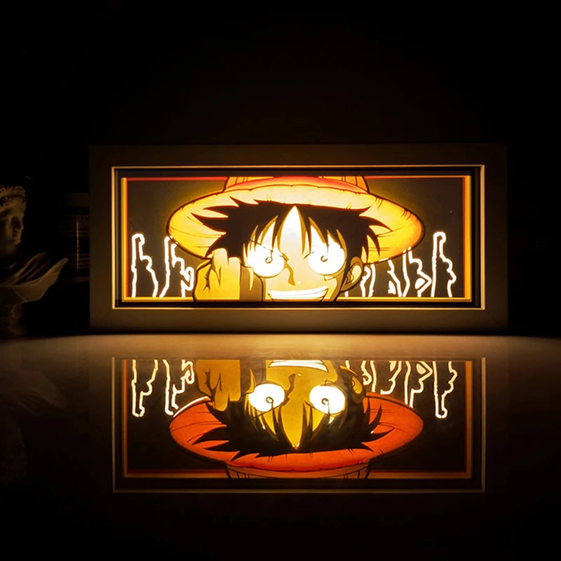 Lampe LED 2D Multi-anime avec télécommande