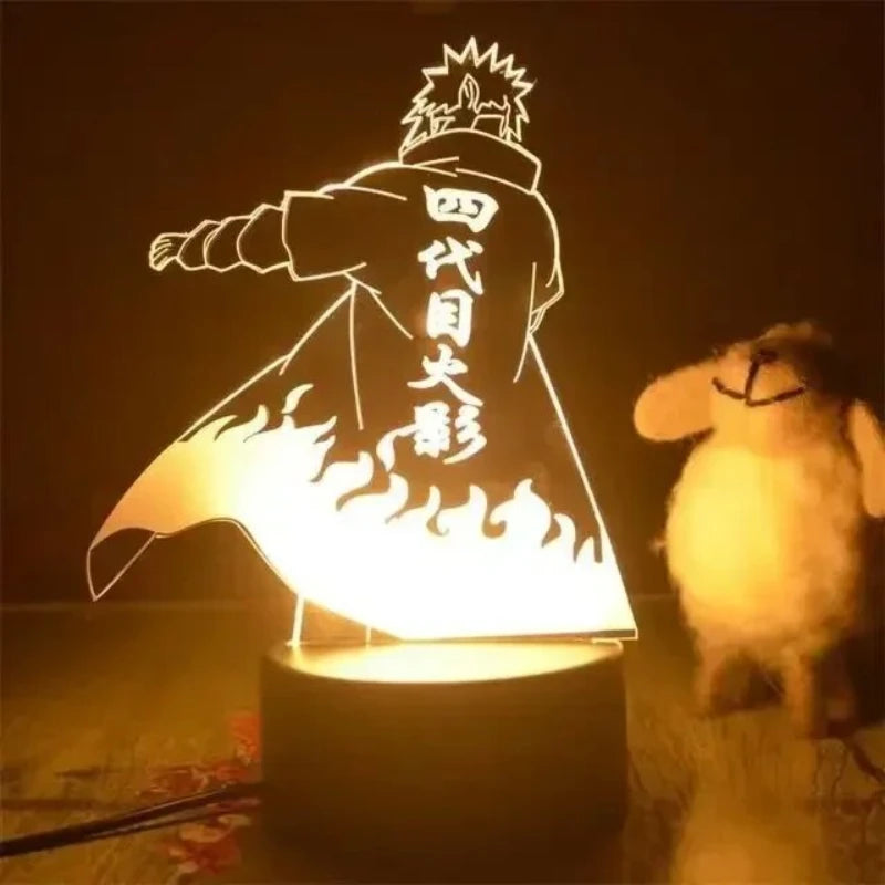 Lampes LED 3D Naruto – Illuminez votre univers ninja