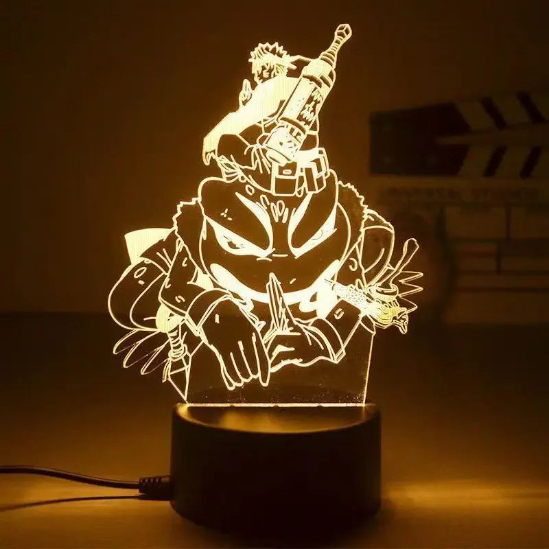 Lampes LED 3D Naruto – Illuminez votre univers ninja