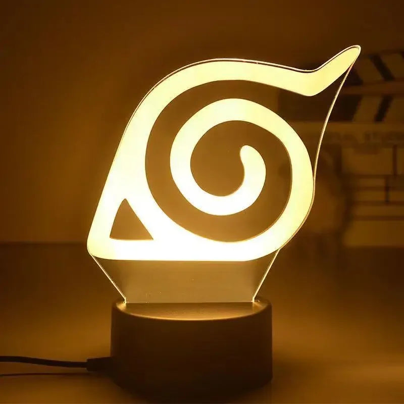 Lampes LED 3D Naruto – Illuminez votre univers ninja