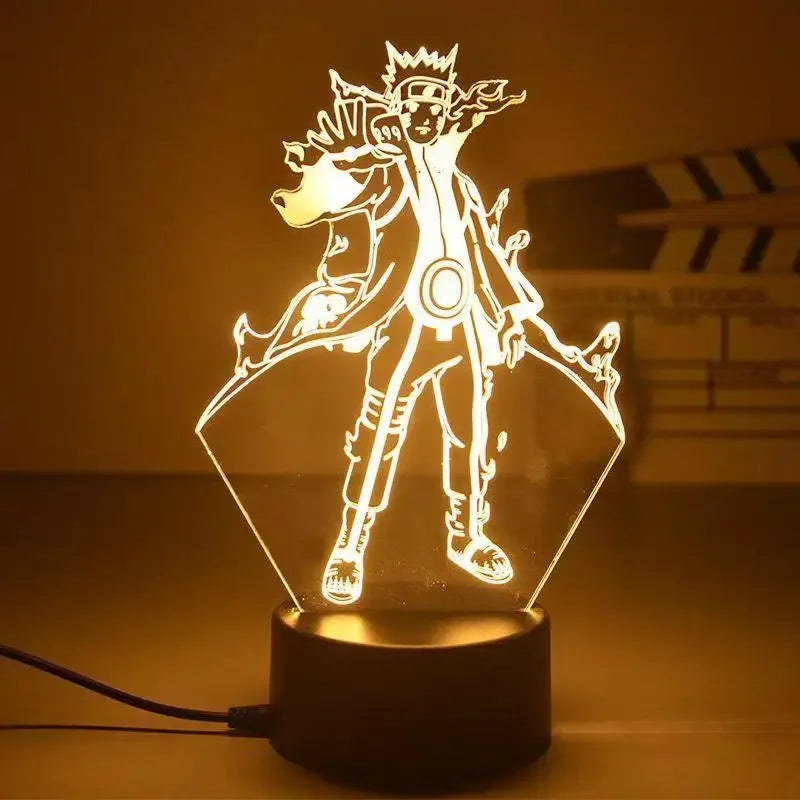 Lampes LED 3D Naruto – Illuminez votre univers ninja