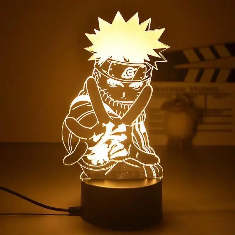 Lampes LED 3D Naruto – Illuminez votre univers ninja