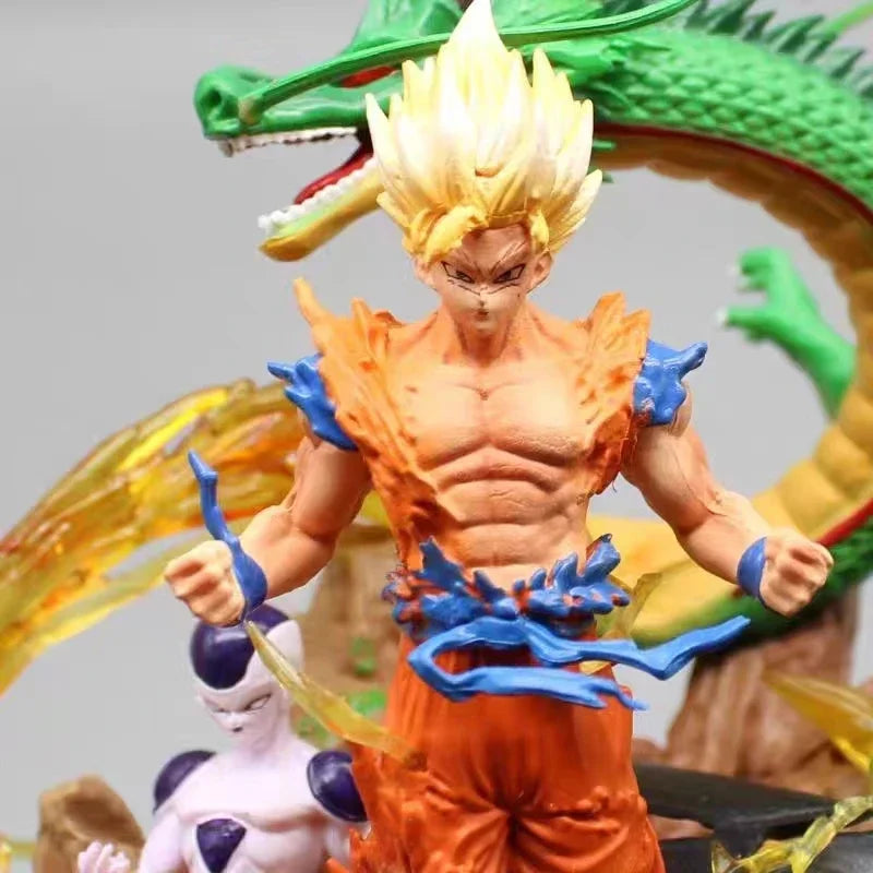 Figurine Son Goku, Freezer et Shenron – L’essence de Dragon Ball Z