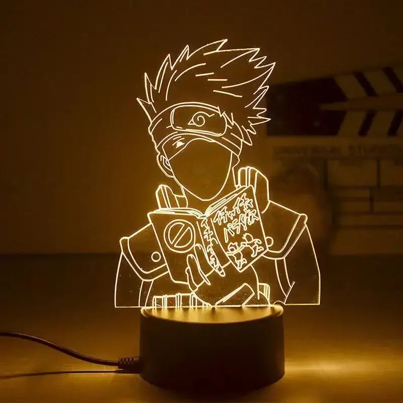 Lampes LED 3D Naruto – Illuminez votre univers ninja